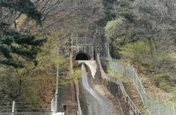 鹿留発電所うそぶき水路吐口部