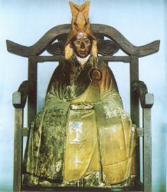 木造夢窓国師坐像