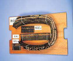 白糸威褄取鎧（残欠）