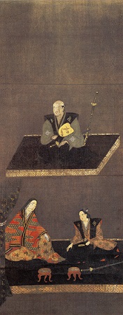 武田勝頼・妻子画像（高野山持明院蔵）