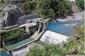 小樺取水口全景写真