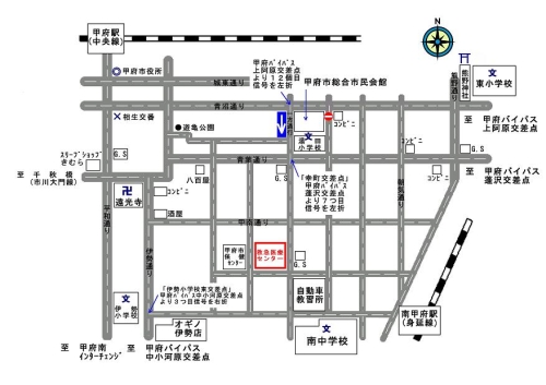 救急医療センター案内図