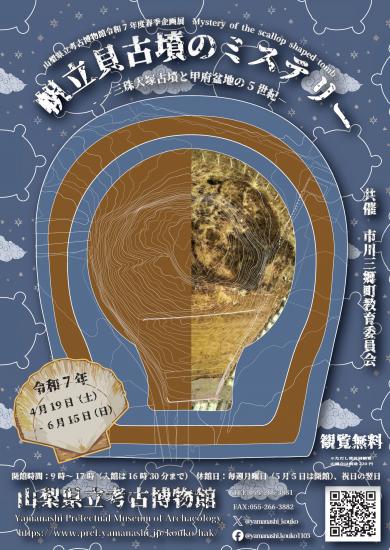 画像：春季企画展のご案内（表）