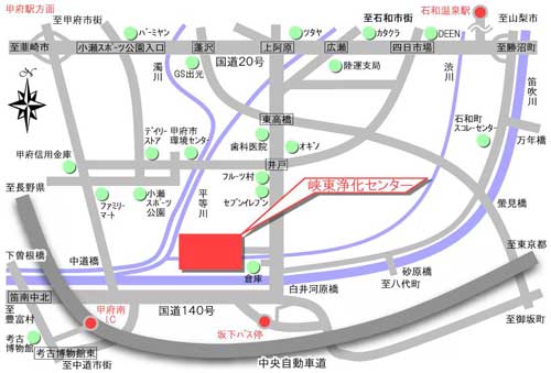 峡東浄化センター地図