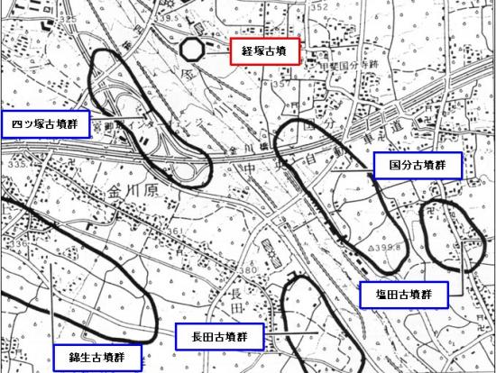 251古墳群地図