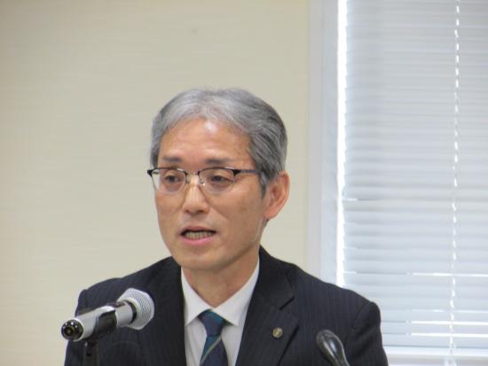 教育長就任会見