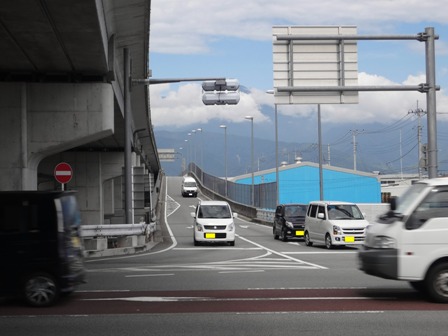 田富西ランプ（内回り）
