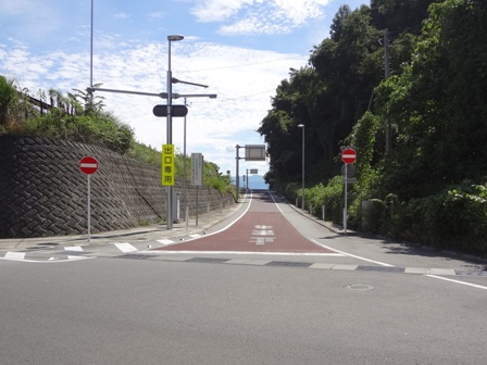 下岩下ランプ(上り)出口