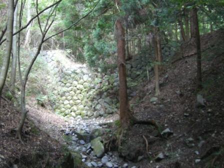 現在の三ツ沢治山堰堤