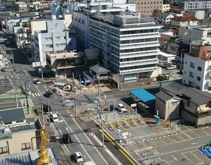 柳町調査区全景