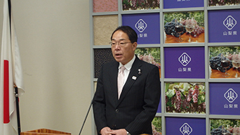 知事記者会見写真