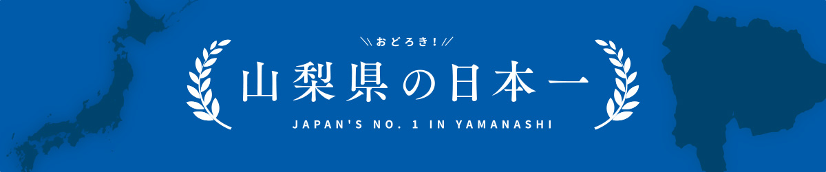 山梨県の日本一