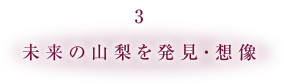 3 未来の山梨を発見・想像