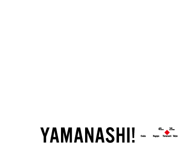 山梨は、挑戦と近い。未来と近い。TRY!YAMANASHI!